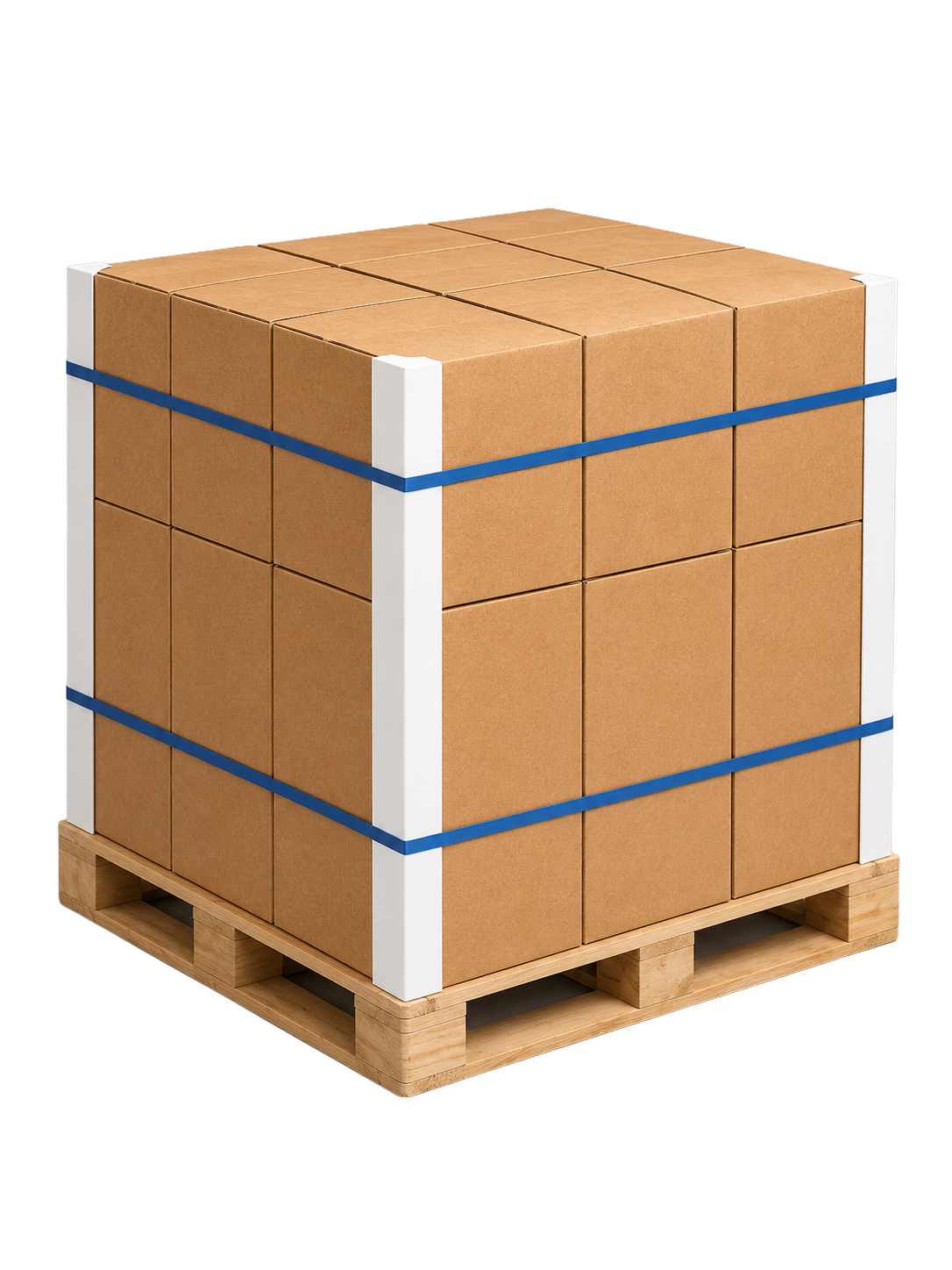 edge board on pallet